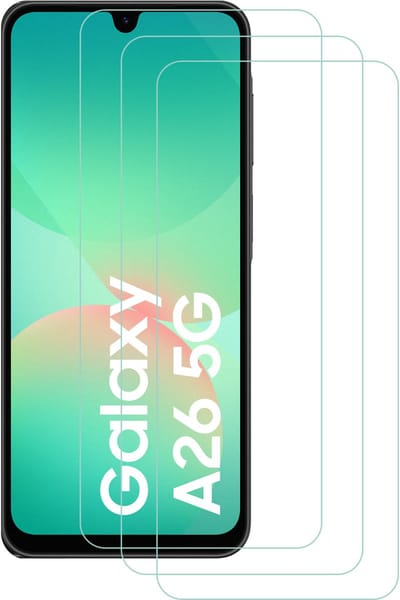 Screenprotectors geschikt voor Samsung Galaxy A26 - Arara gehard glas Tempered Glass - 3 Stuks