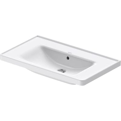 Duravit D-Neo furniture washbasin 80 cm, without tap hole, with overflow 2367800060