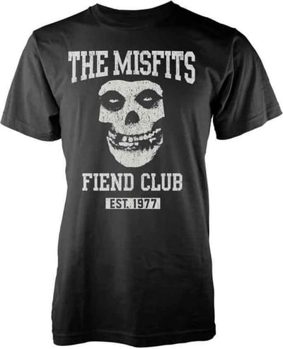 Misfits - Fiend Club Heren T-shirt - M - Zwart