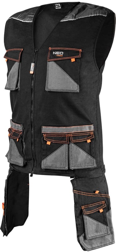 NEO HD Slim Serie - Veiligheidsvest - Maat S - Hoge Kwaliteit - Multifunctionele Zakken