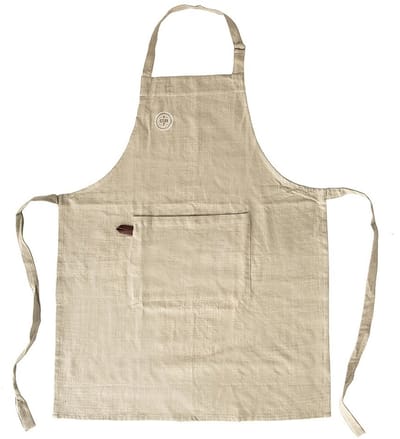 Orion Greenish Serie - Katoenen Keukenschort - 70x84 cm - Praktische Zak - Verstelbare Band