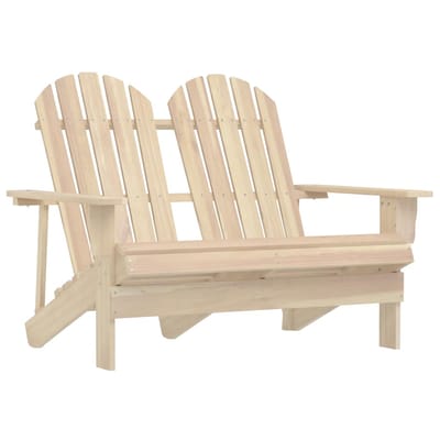 vidaXL - Tuinstoel - 2-zits - Adirondack - massief - vurenhout