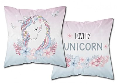 Unicorn sierkussenhoes met Glow in the dark effect