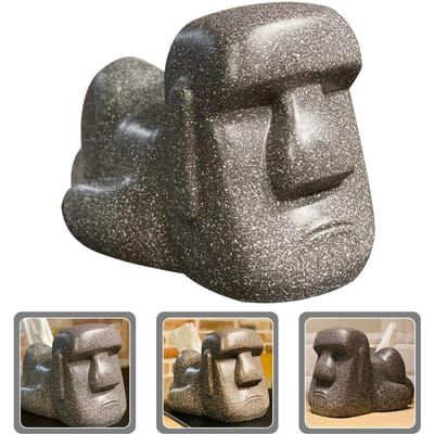 Boîte à mouchoirs créative Moai, porte-mouchoirs, étui pour serviettes, table, boîte à papier pour cuisine, salle de bain, chambre à coucher, décoration d'intérieur