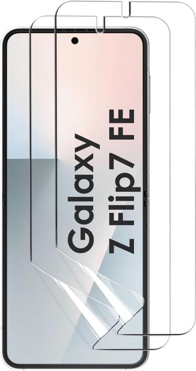 Screenprotector voor Samsung Galaxy Z Flip 7 FE - 2 stuks Beschermende kunststoffen transparante plastic schermfolie