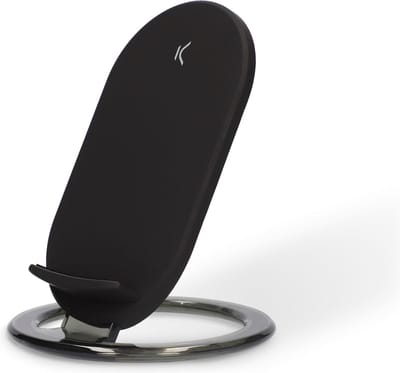 Ksix BXCQIFC01 oplader voor mobiele apparatuur Smartphone Zwart USB Draadloos opladen Snel opladen Binnen