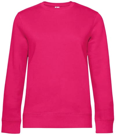 Dames sweatshirt met ronde hals B&C Queen