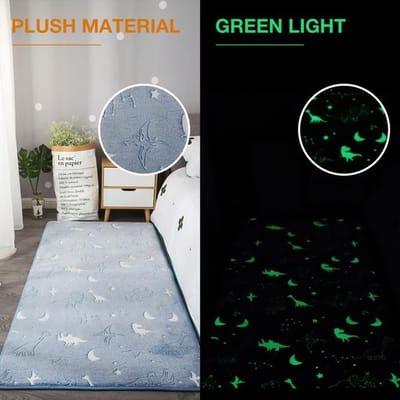 Dik tapijt voor woonkamer lichtgevend pluche tapijt kinderkamer pluizige vloer tapijten nachtkastje woondecoratie tapijten bank fluwelen mat 160x200cm