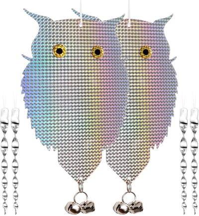 2-delige Reflecterende Vogelenafstoter – Met 4 Reflecterende Staven, Hanging Design voor Huis en Tuin