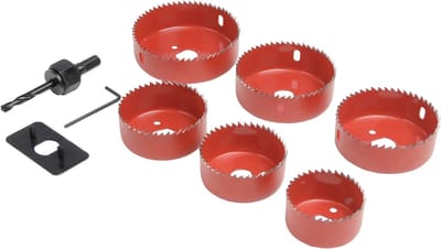 Silverline 9-delige inbouwspot installatie kit 50-86mm