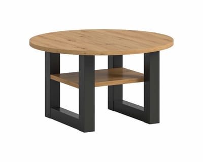 Seattle salontafel rond Artisan NB grijs NB - 75x75x42cm