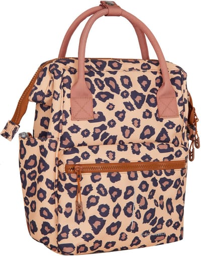 New Rebels Valor Weverly School / Werktas Rugzak - 9,5L – Stevig 900D Polyester - 4 Compartimenten Laptopvak 14” - Waterafstotend Leopard