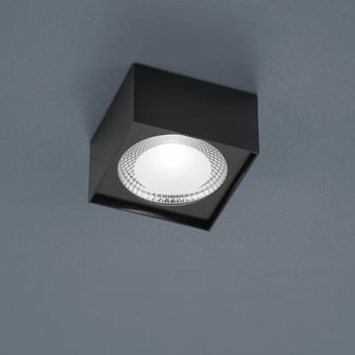 Helestra Kari LED plafondlamp, hoekig zwart
