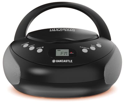 Oakcastle CD250 Draagbare CD Boombox - Bluetooth - FM-radio - Zwart
