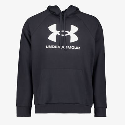 Under Armour Rival Fleece Logo heren hoodie zwart - Maat S