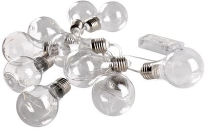 Goldlux - LED Tuingirlande - Op Batterijen - Transparent - Smolder