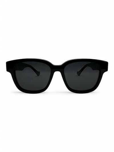 The Brand Remarkable – Zonnebril Unisex – Zonnebril Dames – Zonnebril Heren – Ronde Zonnebril – Zwart – UV400 – Gepolariseerd – Designer Zonnebril – Mode Zonnebril 2025 – Inclusief Beschermhoes – Polariserend Look