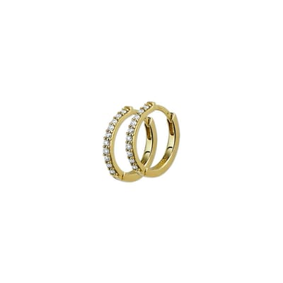 The Jewelry Collection klap-oorringen Diamant 0.23 Ct. - Geelgoud (14 Krt.)