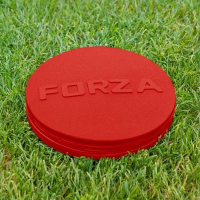 20 Stuks Mini Trainingsschijven | Platte Disc Markers voor Voetbal en Sporttraining | Inclusief Draagtas