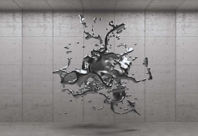 Fotobehang Abstract Concrete Paint Design | XL - 208cm x 146cm | 130g/m2 Vlies
