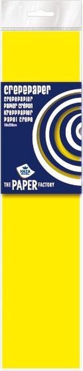 Haza Original Fluor-crêpepapier The Paper Factory 250 Cm Geel