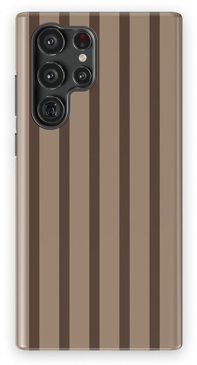 DripCase Gestreept Hoesje Samsung Galaxy S22 Ultra | Backcover met Mag | Stripes Motief | Trendy Case Samsung Galaxy S22 Ultra met Strepen Truffle Touch