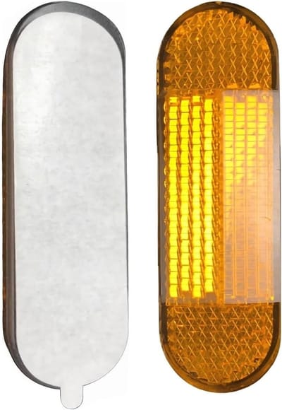 Reflectoren voor motoren en scooters, achterreflectoren met schroeven, veiligheid en zichtbaarheid verbeteren