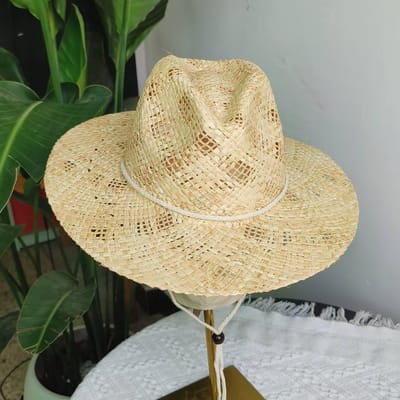 Unieke Fedora Pauwenveer Fedora Hoed Heren Drop Top Suède Dames Witte Feest Heren Hoed met Brede Rand Hombre Sombrero Hombre 56 -58cm beige