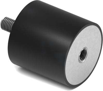 Rubbermagazijn - Trillingsdemper - Type B - 50x50mm - M10 - Set 10 stuks
