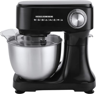 RONN® Mixer met mengkom - Mixer - Mixer met mengkom keukenmachine - Zwart - 10cm x 28cm x 32cm