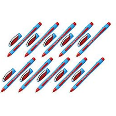 Schneider balpen - Slider Memo - penpunt XB - schrijfbreedte 1,4mm - rood - 10 stuks - S-150202-10