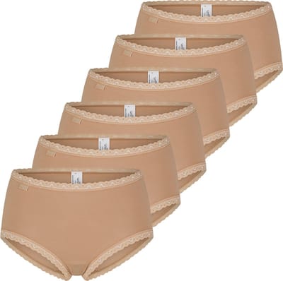 sloggi Dames midi slip 6 pack 24/7 Cotton Lace