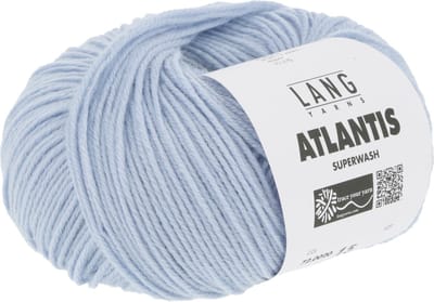 Lang Yarns Atlantis - 20 hemelsblauw - Wol/Acryl-Mix Garen
