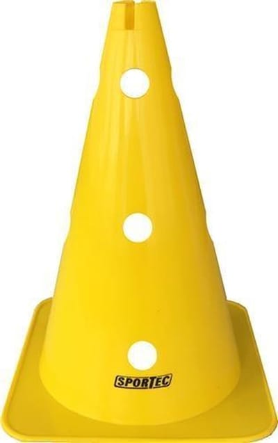 Multifunctionele afbakenkegel - Pion - 40 centimeter - Geel