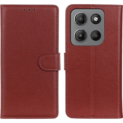 Comfycase Motorola Moto G17 Power Mandala Wallet Bruin