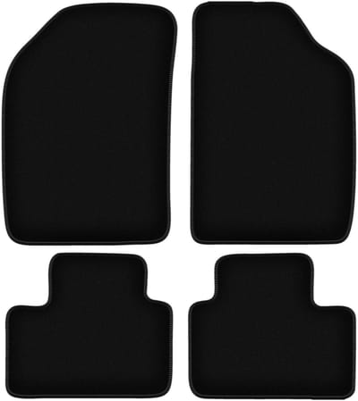 BASIC zwarte veloursmatten voor: Lancia Ypsilon I hatchback (1996-2003)