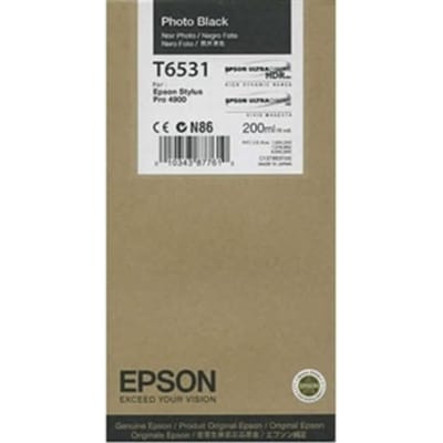 Epson T6531 inktcartridge foto zwart (origineel)