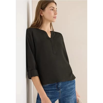 Blouse in effen kleur