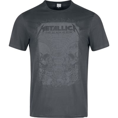 Metallica T-shirt - Amplified Collection - The Black Album - S tot 3XL - voor Mannen - actraciet