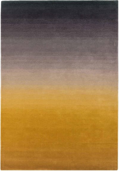 Easy Living - Ombre-Runner-mustard Vloerkleed - 200x290  - Rechthoek - Laagpolig Tapijt - Modern - Geel, Taupe