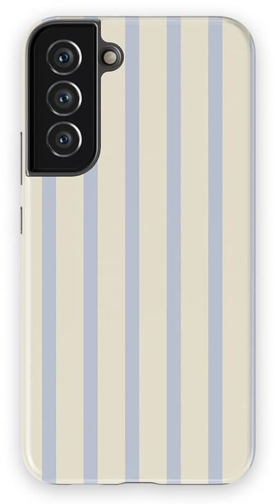 DripCase Gestreept Hoesje Samsung Galaxy S22 Plus | Backcover met Mag | Stripes Motief | Trendy Case Samsung Galaxy S22 Plus met Strepen Sunday Shore