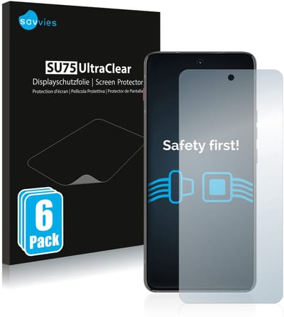 Savvies - Screenprotector voor Motorola ThinkPhone - Folie Beschermfolie transparant 6 Stuks