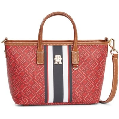 Tommy Hilfiger Monoplay Mini Tote Red Mix Size: OS | Handbags Outlet | Dames | Blauw