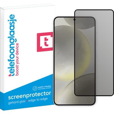 Samsung Galaxy S24 5G Privacy screenprotector gehard glas Edge to Edge