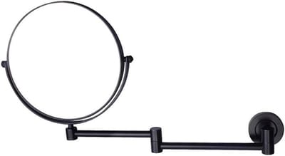 Make-up spiegel - Vergrotende spiegel - Badkamer gebruik - 360 graden draaibaar - 6 inch - Zwart