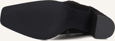 Notre-V 33028 Enkellaarsjes - Enkelboots met rits - Dames - Zwart - Maat 37