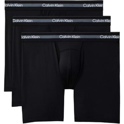 Calvin Klein Underwear Micro Stretch 3-Pack Sport Boxers - Zwart- Heren, Zwart XXL