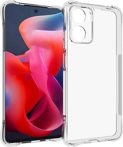 Coverup Hoesje - Geschikt voor Motorola Moto G05 Hoesje - Coverup TPU Back Cover met AirBag Corners - Transparant
