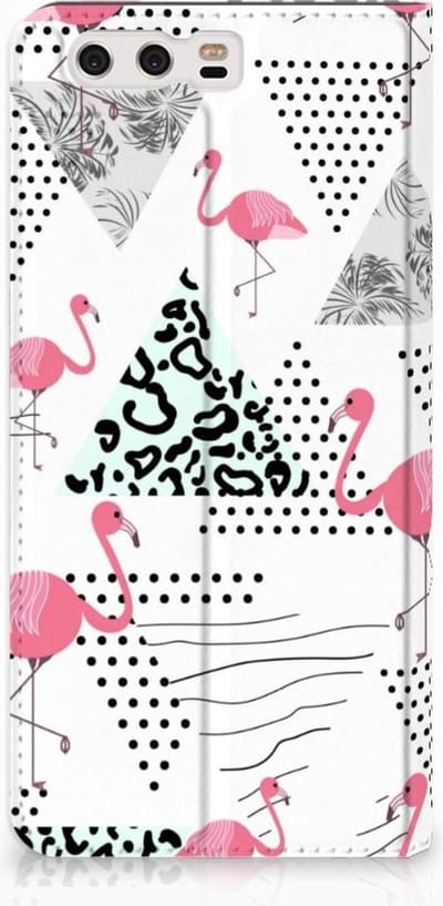 Huawei P10 Plus Hoesje maken Flamingo Triangle