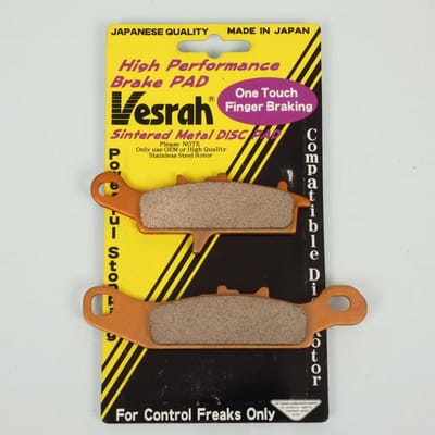 Plaquette de frein Vesrah pour Quad Kawasaki 700 KFX V-force 2004 à 2011 AVD Neuf